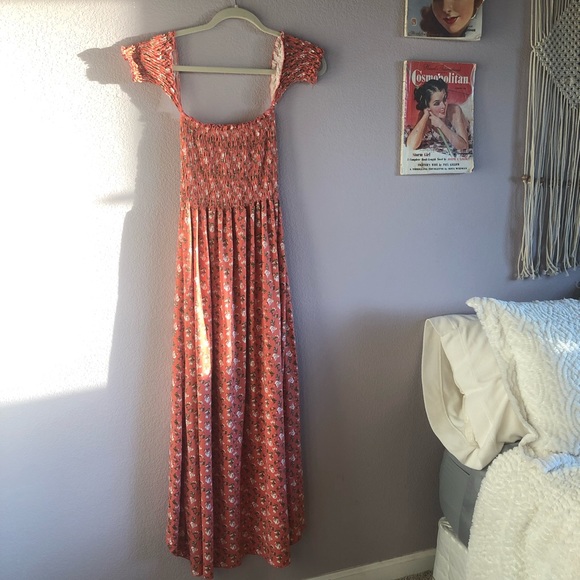 ***SALE***NWT ~ Medium POOF Pink Floral Maxi Dress - Picture 6 of 6
